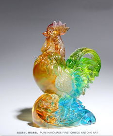 雞琉璃工藝品擺件 吉祥如意，萬事大吉的匠心之作